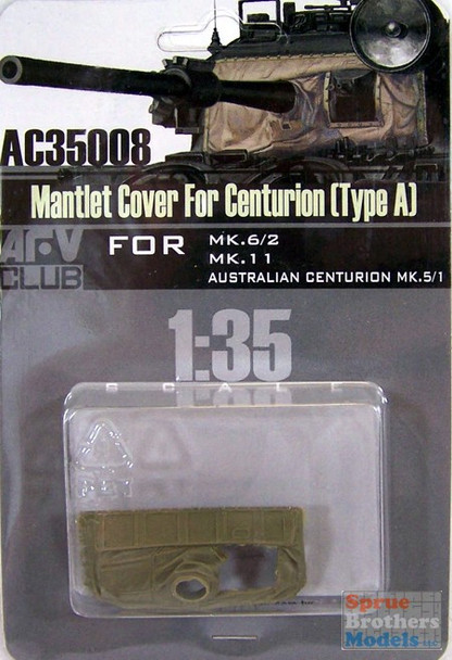AFVAC35008 1:35 AFV Club Mantlet Cover (Type A) for Centurion