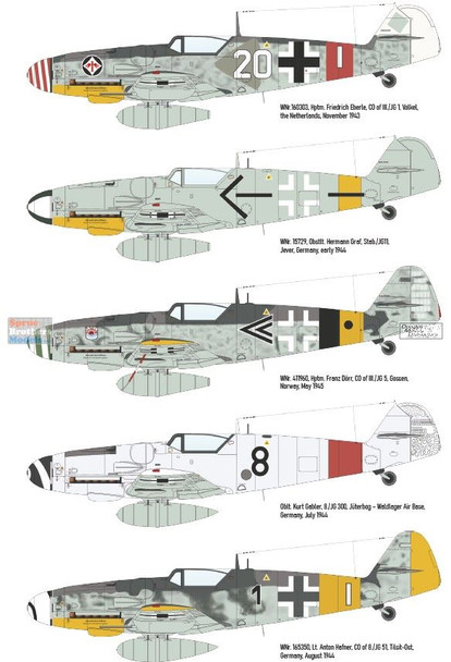 EDU82111 1:48 Eduard Bf 109G-6 Late Series