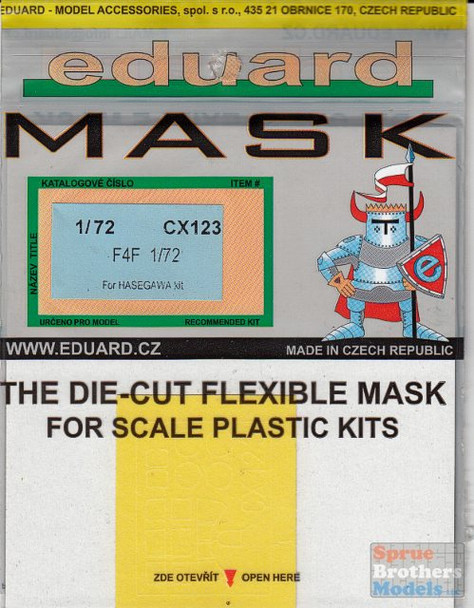 EDUCX123 1:72 Eduard Mask - F4F Wildcat (HAS kit)