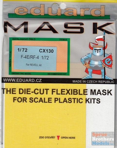 EDUCX130 1:72 Eduard Mask - F-4E / RF-4 Phantom II (REV kit) #CX130