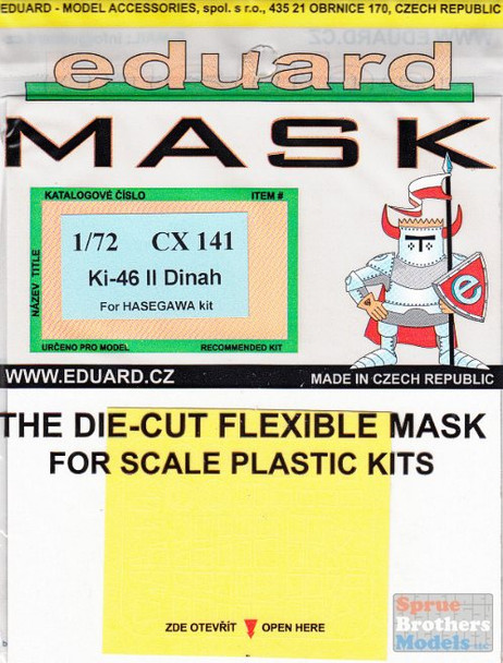 EDUCX141 1:72 Eduard Mask - Ki-46 II Dinah (HAS kit) #CX141