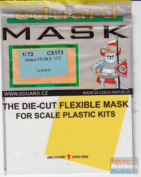 EDUCX173 1:72 Eduard Mask - Meteor FR.Mk 9 (MPM kit) #CX173