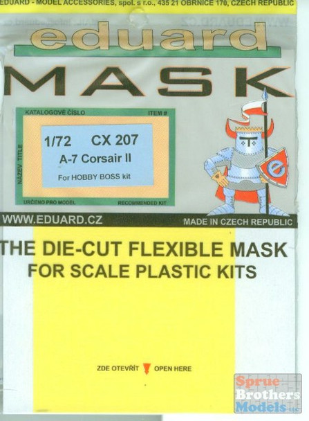 EDUCX207 1:72 Eduard Mask - A-7 Corsair II (HBS kit) #CX207