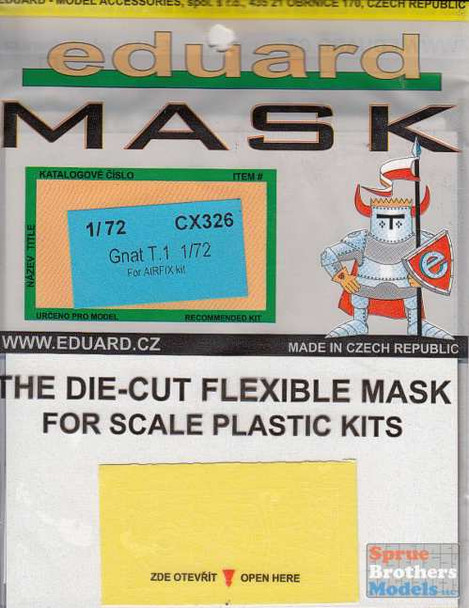 EDUCX326 1:72 Eduard Mask - Gnat T.1 (AFX kit)