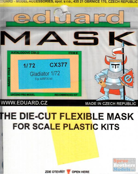 EDUCX377 1:72 Eduard Mask - Gladiator (AFX kit)