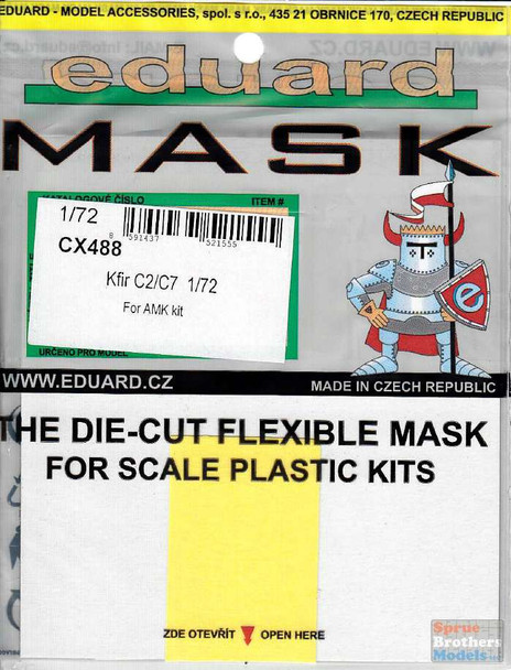 EDUCX488 1:72 Eduard Mask - Kfir C2/C7 (AMK kit)