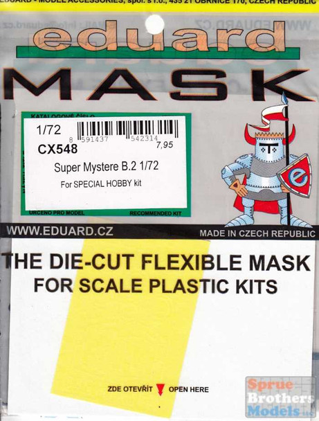 EDUCX548 1:72 Eduard Mask - Super Mystere B.2 (SPH kit)