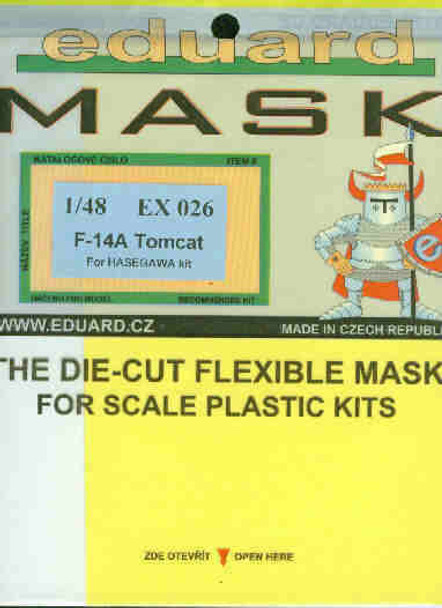 EDUEX026 1:48 Eduard Mask - F-14A Tomcat (HAS kit) #EX026