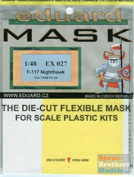 EDUEX027 1:48 Eduard Mask - F-117 Nighthawk (TAM kit) #EX027