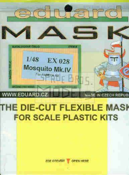 EDUEX028 1:48 Eduard Mask - Mosquito Mk IV (TAM kit) #EX028