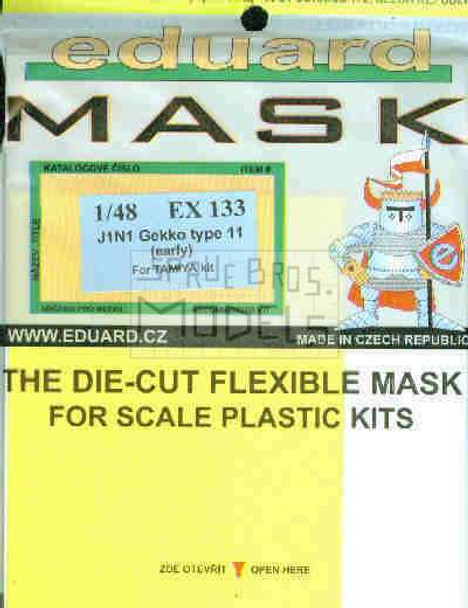 EDUEX133 1:48 Eduard Mask - J1N1 Gekko Type 11 Early #EX133