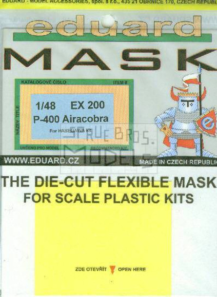 EDUEX200 1:48 Eduard Mask - P-400 Airacobra (HAS kit) #EX200