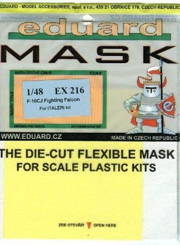 EDUEX216 1:48 Eduard Mask - F-16CJ Fighting Falcon (ITA kit) #EX216