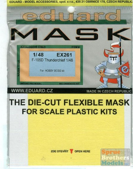 EDUEX261 1:48 Eduard Mask - F-105D Thunderchief (HBS kit) #EX261