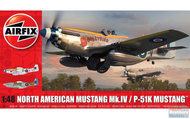 AFX05137 1:48 Airfix North American P-51K Mustang / Mustang IV