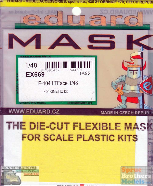 EDUEX669 1:48 Eduard Mask - F-104J Starfighter TFace (KIN kit)