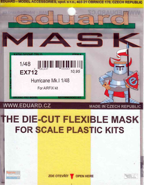 EDUEX712 1:48 Eduard Mask - Hurricane Mk.I (AFX kit)