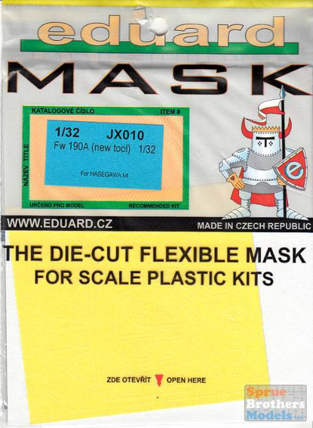 EDUJX010 1:32 Eduard Mask - Fw 190A (new tool) (HAS kit)