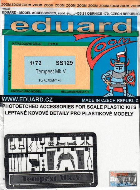 EDUSS129 1:72 Eduard Zoom PE - Tempest Mk V (ACA kit)