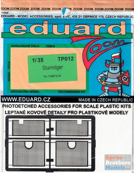 EDUTP012 1:35 Eduard Zoom PE -  Sturmtiger (TAM kit)