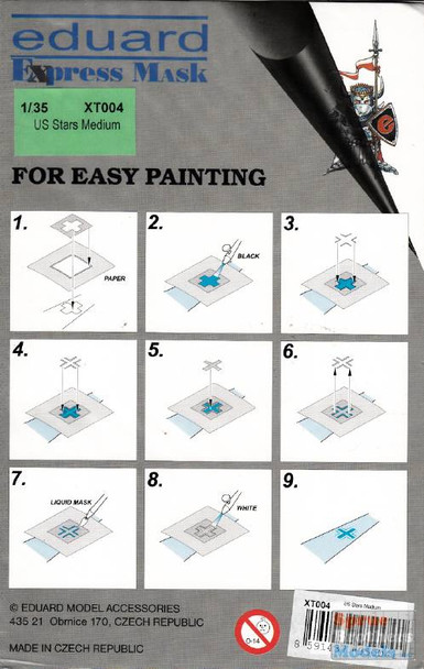 EDUXT004 1:35 Eduard Mask - US Stars Medium
