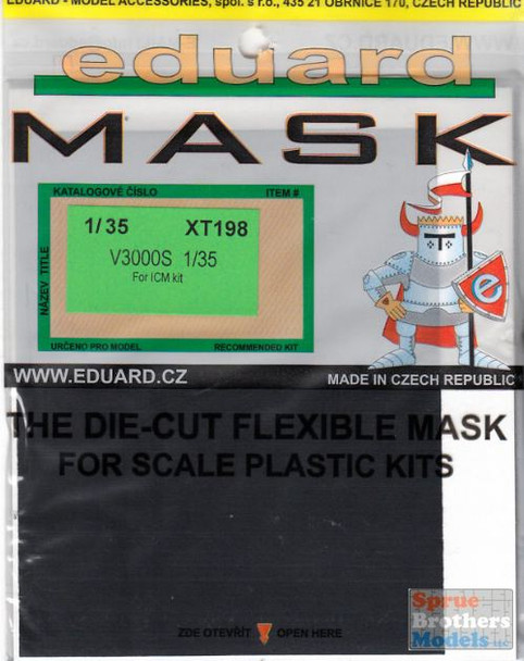 EDUXT198 1:35 Eduard Mask - V3000S (ICM kit)