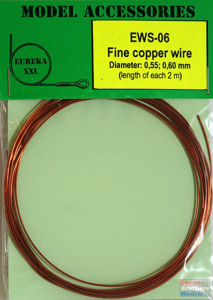 EUREWS06 Eureka XXL - Fine Copper Wire Set (Diameters: 0.55 and 0.60mm/ 2m length of each)