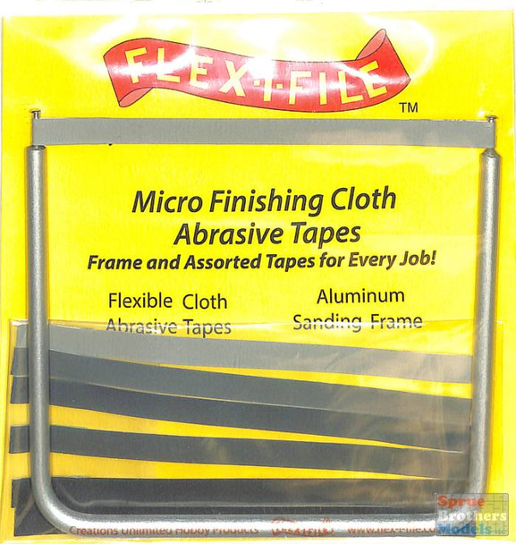 FLX15129 Flex-I-File Micro Finishing Tapes and Frame
