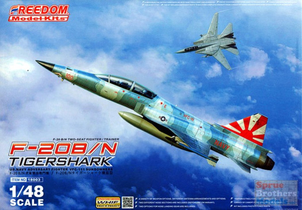 FMK18003 1:48 Freedom Model Kits F-20B/N Tigershark