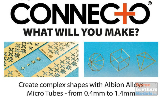 ALBC12 Albion Alloys Connecto Photoetched Connection Crosses - For Use with MBT12 (63 pcs)