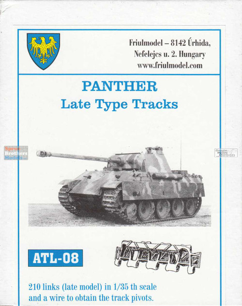 FRUATL008 1:35 Friulmodel Track Link Set - Panther Late (210 Links)