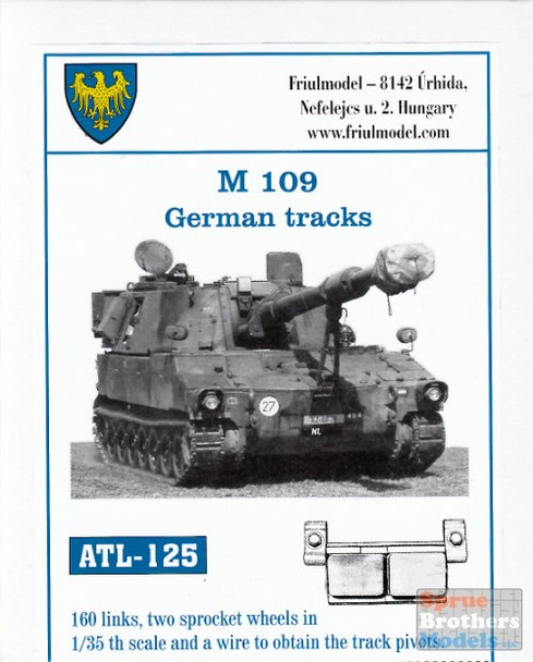 FRUATL125 1:35 Friulmodel Track Link Set - M109 German Tracks