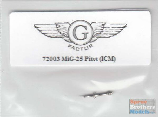 GFM72003 1:72 G-Factor MiG-25 Foxbat Pitot Tube (ICM kit)