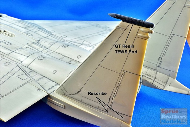 GTR32015 1:32 GT Resin F-15 Eagle MSIP Antenna & Vent Set (TAM/REV kit)
