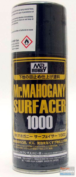 GUNB528 Gunze Sangyo Mr Mahogany Surfacer 1000 60ml Spray