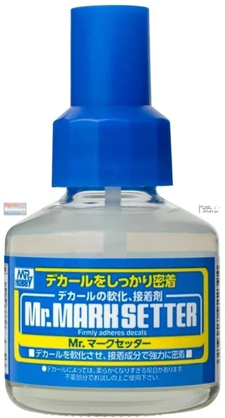 GUNMS232 Mr Hobby Mr Mark Setter Decal Setting Solution 1.35floz