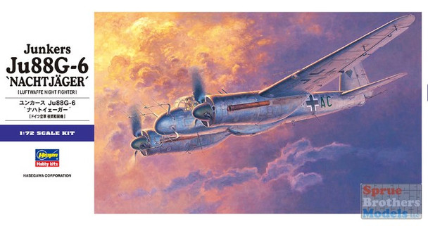 HAS01562 1:72 Hasegawa Junkers Ju88G-6 "Nachtjager"