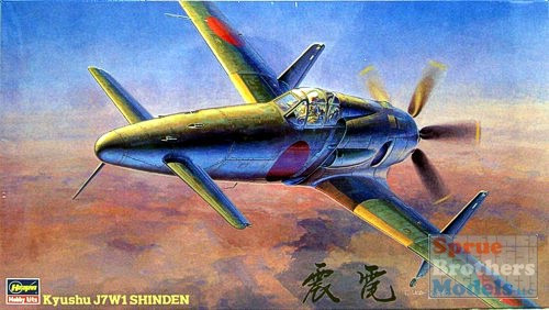 HAS09122 1:48 Hasegawa Kyushu J7W1 Shinden - Sprue Brothers Models LLC
