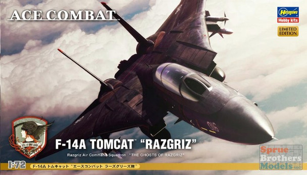 HAS52113 1:72 Hasegawa F-14A Tomcat 'Razgriz' Ace Combat