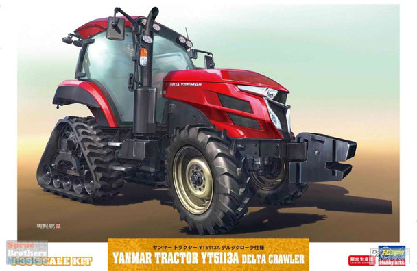 HAS66104 1:35 Hasegawa Yanmar Tractor YT5113A Delta Crawler