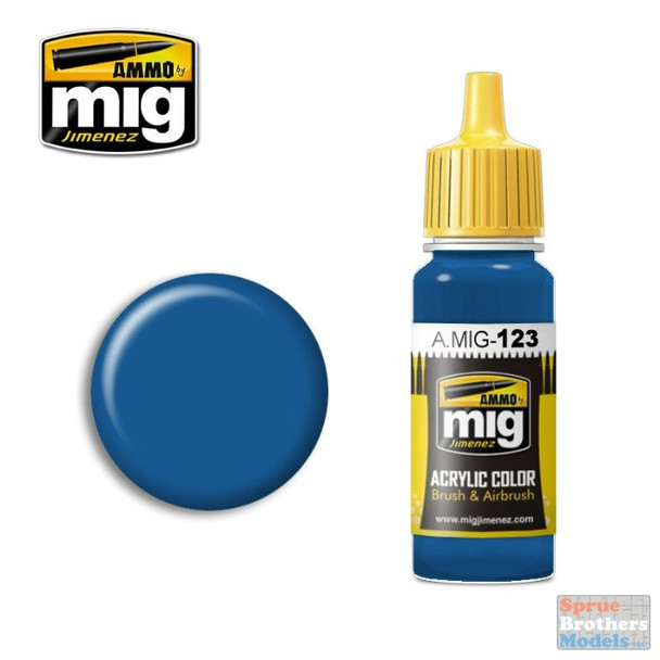 AMM0123 AMMO by Mig Acrylic Color - Marine Blue (17ml bottle)