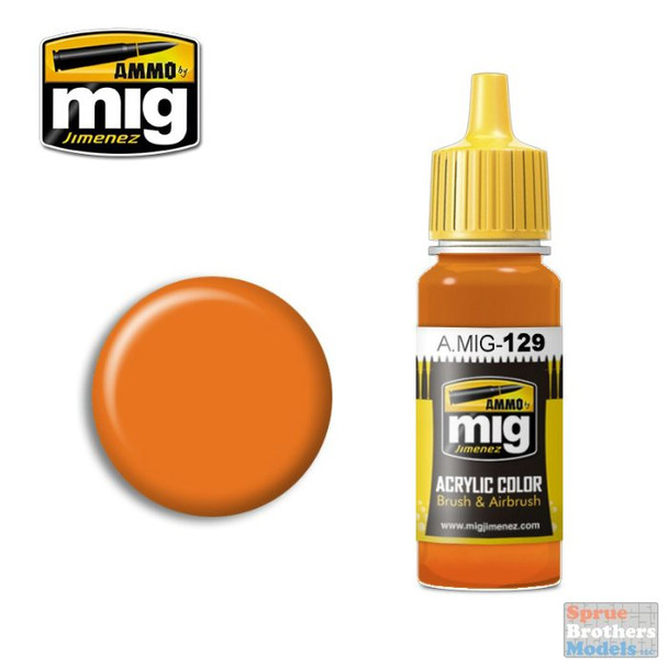AMM0129 AMMO by Mig Acrylic Color - Orange (17ml bottle)