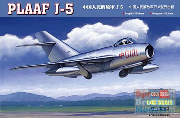 HBS80335 1:48 Hobby Boss PLAAF J-5 Fighter #80335