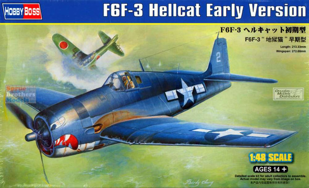 HBS80338 1:48 Hobby Boss F6F-3 Hellcat Early