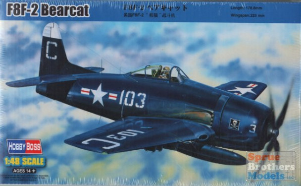 HBS80358 1:48 Hobby Boss F8F-2 Bearcat