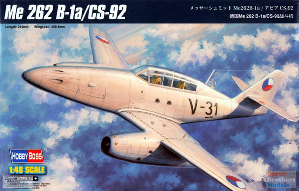 HBS80380 1:48 Hobby Boss Me 262 B-1a/CS-92