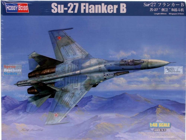 HBS81711 1:48 Hobby Boss Su-27 Flanker B