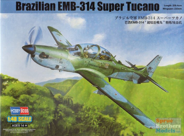 HBS81727 1:48 Hobby Boss Brazilian EMB-314 Super Tucano