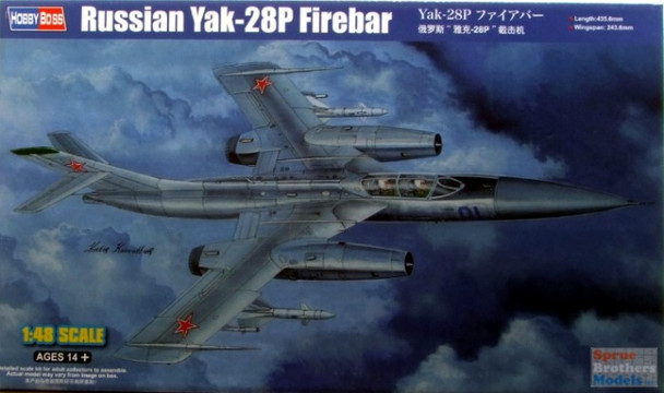 HBS81767 1:48 Hobby Boss Russian Yak-28P Firebar