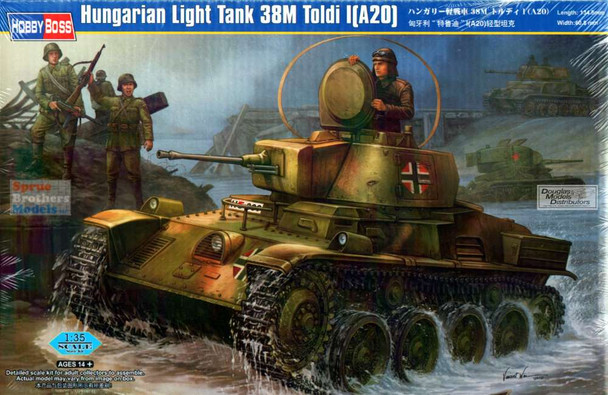 HBS82477 1:35 Hobby Boss Hungarian Light Tank 38M Toldi I(A20)